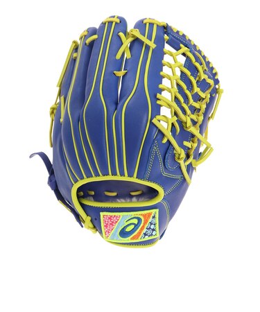 アシックス（ASICS）軟式用グラブ 外野手用 野球グローブ 一般 シキサイ カラーグラブ 3121A815.445