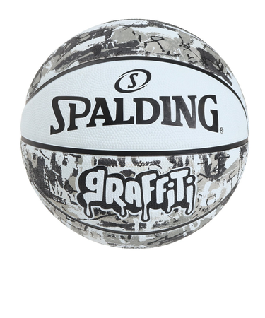 スポルディング（SPALDING）バスケットボール 5号球 グラフィティ ホワイト 5号球 84-523J