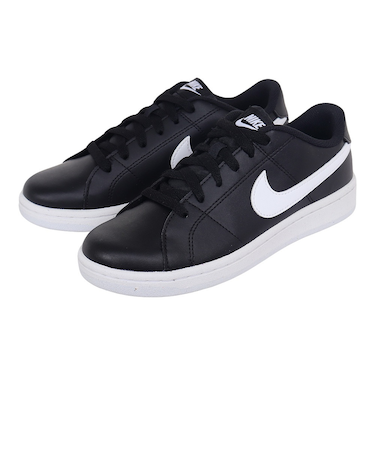 ナイキ（NIKE）スニーカー コート ロイヤル 2 NN ブラック ホワイト DH3159-001 スポーツシューズ シンプル リサイクル 通学 学生 カジュ…
