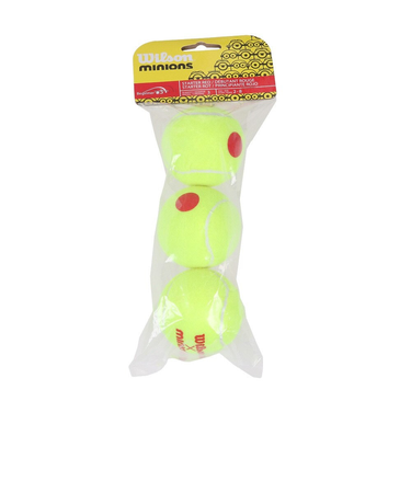 ウイルソン（Wilson）ジュニア 硬式用テニスボール ミニオンズ ステージ3 ボール WR8202701001