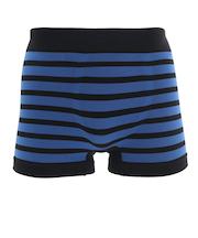 デュアリグ(DUARIG)ドライプラス 成型ボクサーパンツ ボーダー 891D1GC2697 BLK 吸汗 速乾 ブラック ブルー