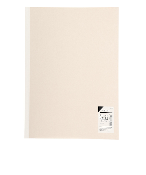 クラックス（CRUX）PLAINCOLOR 方眼ノート5mm MOCA CR 101222