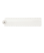 クラックス（CRUX）PLAIN COLOR 分度器付き折りたたみ定規 WHITE CR 103138