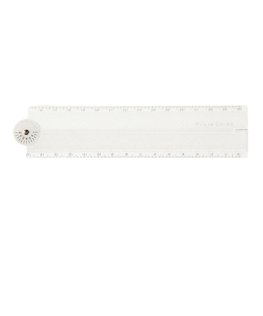 クラックス（CRUX）PLAIN COLOR 分度器付き折りたたみ定規 WHITE CR 103138