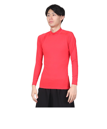 デュアリグ(DUARIG)サッカーウェア ドライプラス 抗菌ストレッチ ハイネック長袖インナーシャツ 741D1ES5708 RED