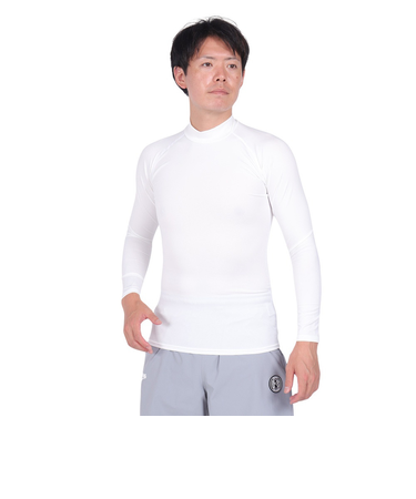 デュアリグ（DUARIG）サッカーウェア ドライプラス 抗菌ストレッチ ハイネック長袖インナーシャツ 741D1ES5708 WHT