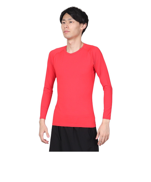 デュアリグ(DUARIG)サッカー ウェア メンズ サッカー 抗菌 高機能コンプレッションインナー 丸首 吸汗速乾 防臭 741D1ES5709 RED 速乾