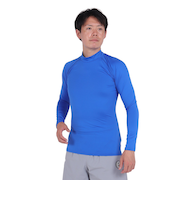 デュアリグ（DUARIG）サッカーウェア ドライプラス 抗菌ストレッチ ハイネック長袖インナーシャツ 741D1ES5708 BLU