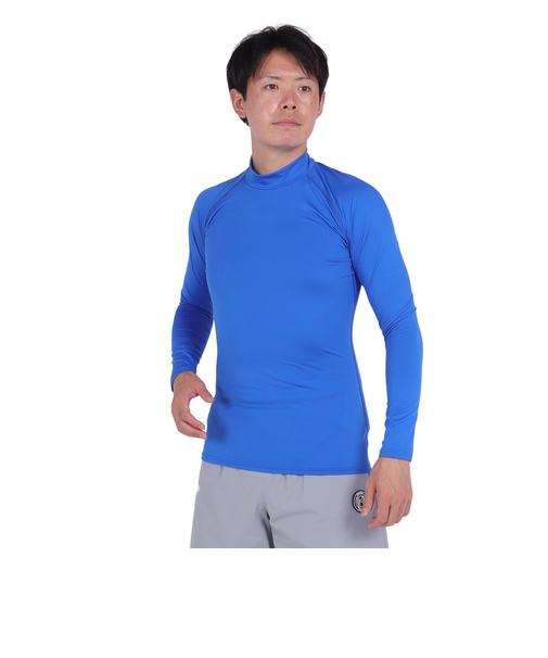 デュアリグ（DUARIG）サッカーウェア ドライプラス 抗菌ストレッチ ハイネック長袖インナーシャツ 741D1ES5708 BLU