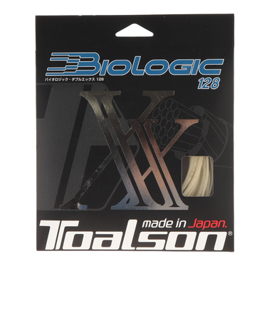 トアルソン（TOALSON）硬式テニスストリング バイオロジックXX 128 7202820N
