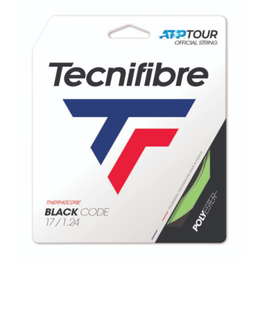 テクニファイバー（Technifibre）硬式テニスストリング ブラックコード1.24 TFG411LM24