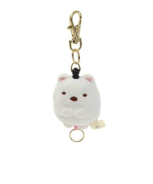 ぬいぐるみリールキーホルダー しろくま AB03101