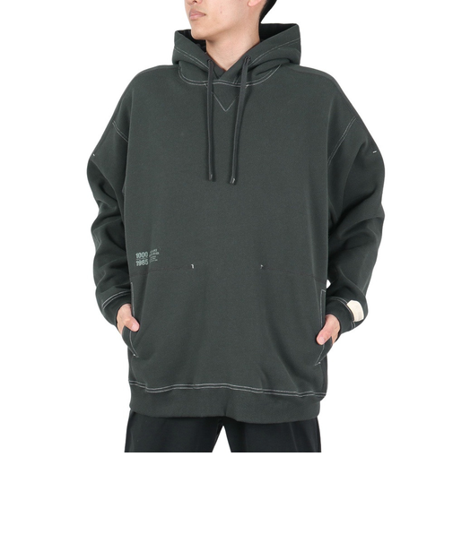 ニューバランス（new balance）裏起毛 1000 スウェットフーディ オーバーサイズフィット AMT25022PHM