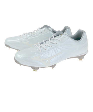ミズノ（MIZUNO）野球 スパイク 白 金具 グローバルエリート ライトレボエリート ワイド CK 11GM221201
