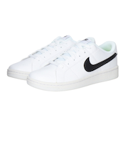 ナイキ（NIKE）スニーカー コート ロイヤル 2 NN ホワイト ブラック DH3160-101 スポーツシューズ シンプル リサイクル 通学 学生 カジュ…