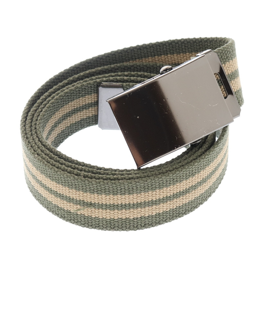 その他ブランド（OTHER BRAND）2ラインGI ベルト XC2110I-GRN/BEG