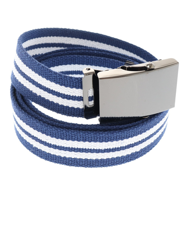 その他ブランド（OTHER BRAND）2ラインGI ベルト XC2110I-NVY/WHT