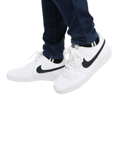 ナイキ（NIKE）スニーカー コート ビジョン ロー NN ホワイト DH3158-101 カジュアル スポーツシューズ タウン 通学 日常履き シンプル
