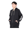 アスレタ（ATHLETA）カラー杢スウェットZIPパーカー 3359 BLK スポーツウェア 速乾