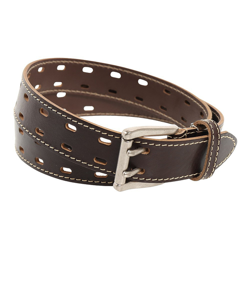 その他ブランド（OTHER BRAND）イタリーレザーベルト 35mm XC2118W-DBR