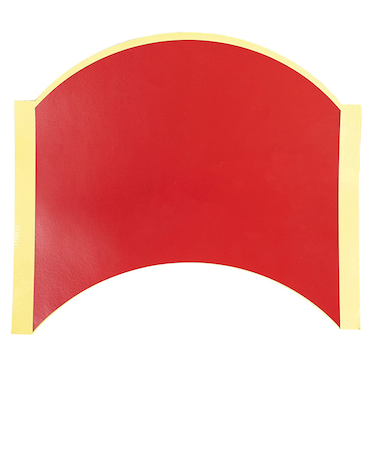 バタフライ（Butterfly）半円ラケットシート RED 71770-006