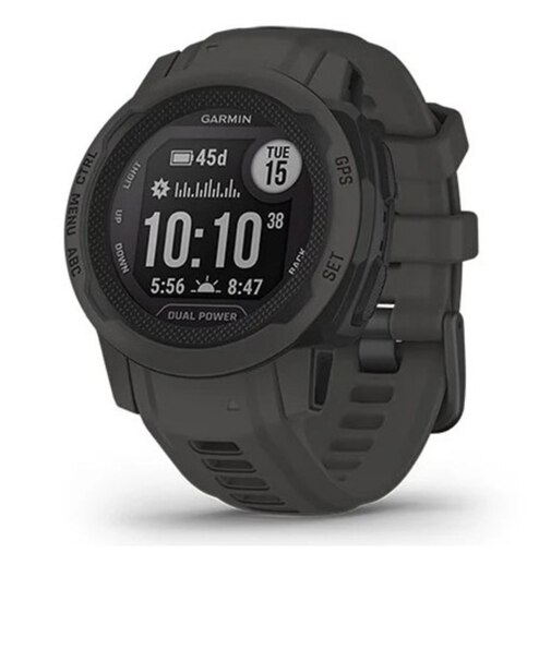 ガーミン（GARMIN）スマートウォッチ 時計 インスティンクト2S Instinct 2S DUAL POWER グラファイト 010-02564-40