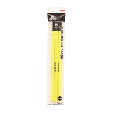 アディダス（adidas）3Pパック鉛筆 黄黒 2B K7046AI062B3P