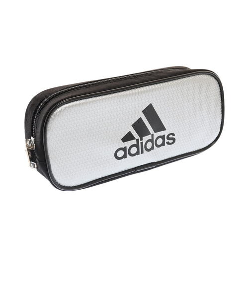 アディダス（adidas）ソフトペンケース シングルポケット AI1200 銀黒 07 PT1200AI07S24