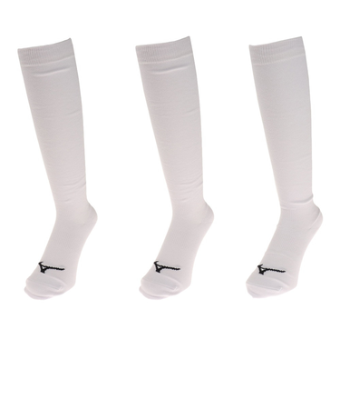 ミズノ（MIZUNO）野球 ソックス 靴下 アンダーストッキング 3足組 12JX2U0401 26-29
