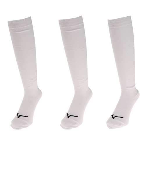ミズノ（MIZUNO）野球 ソックス 靴下 アンダーストッキング 3足組 12JX2U0401 26-29