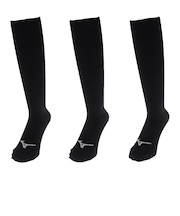 ミズノ(MIZUNO)野球 野球 カラーソックスロング 3足組 12JX2U1214 24-27 ネイビー