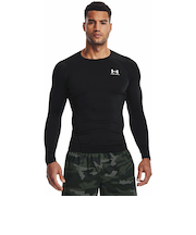 アンダーアーマー（UNDER ARMOUR）着圧 長袖 コンプレッション ヒートギア(夏向け) ロングスリーブ 1361524 001 速乾