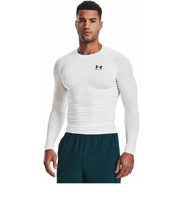 アンダーアーマー（UNDER ARMOUR）着圧 長袖 コンプレッション ヒートギア(夏向け) ロングスリーブ 1361524 100 速乾