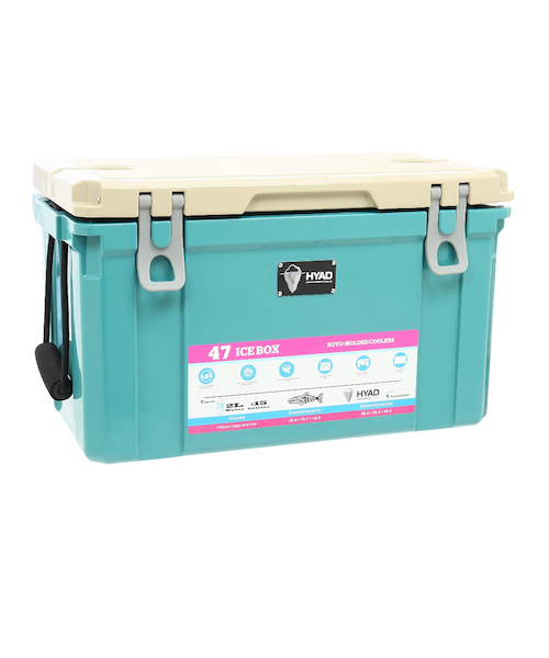 クーラーボックス アイスボックス 44.5L 保冷 大型 HYAD COOLER 47R