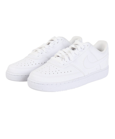 ナイキ(NIKE)スニーカー コート ビジョン ロー NN ホワイト DH3158-100 カジュアル スポーツシューズ タウン 通学 日常履き シンプル