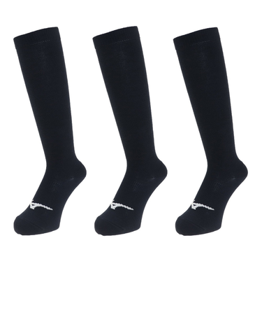 ミズノ(MIZUNO)野球 野球 カラーソックスロング 3足組 12JX2U1114 21-24 ネイビー