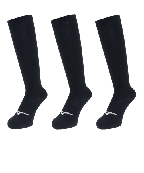 ミズノ(MIZUNO)野球 野球 カラーソックスロング 3足組 12JX2U1114 21-24 ネイビー