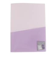 クラックス（CRUX）Pastel Color 外ポケット付きハードファイル パープル CR 107742