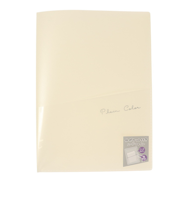 クラックス（CRUX）Pastel Color 外ポケット付きハードファイル オフホワイト CR 107743