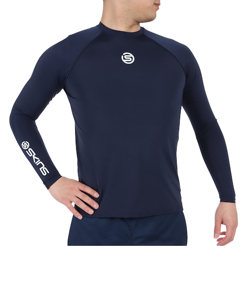 スキンズ（SKINS）長袖シャツ メンズ SERIES 3 ロングスリーブ トップ