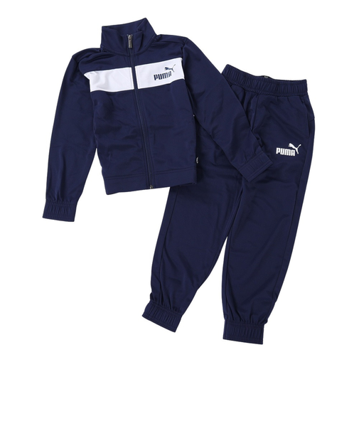 プーマ（PUMA）ジャージ 上下セット ジュニア ポリ ネイビー セットアップ スーツ ネイビー 846563 06 NVY