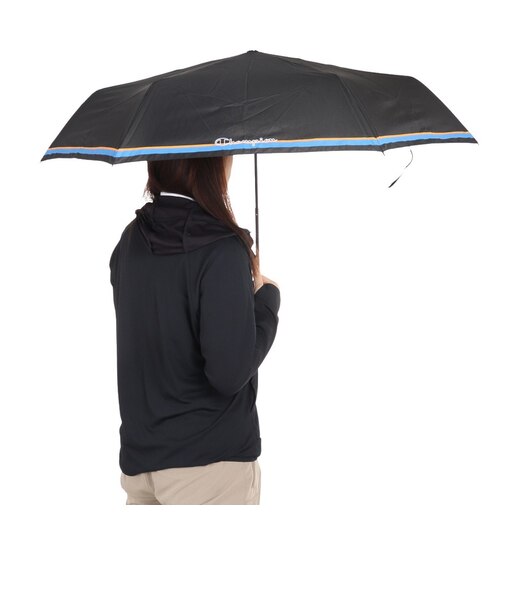 チャンピオン（CHAMPION）雨傘 折りたたみ傘 58cm CHM31MN BK 黒