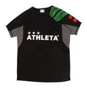 アスレタ(ATHLETA)サッカー フットサルウェア Tシャツ ジュニア 切替プラシャツ XE-419J BLK