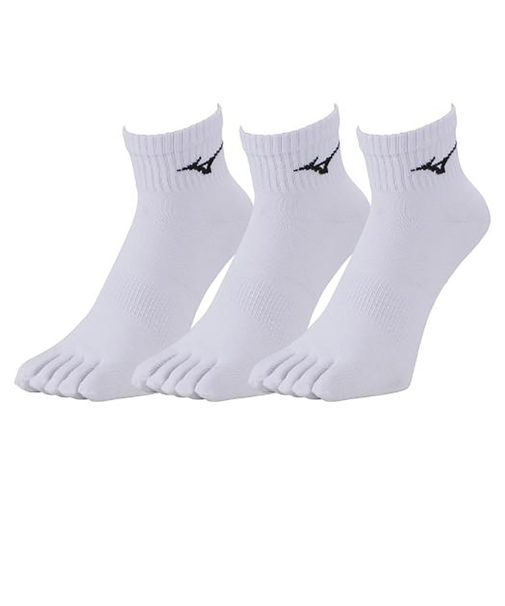 ミズノ（MIZUNO）ショート丈5本指ソックス 3足組 32JX220279