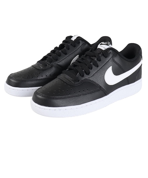 ナイキ（NIKE）スニーカー スポーツシューズ コート ビジョン ロー ネクスト ネイチャー DH2987-001 カジュアル ブラック ホワイト