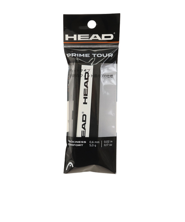 ヘッド（HEAD）テニスグリップテープ Prime Tour 1本入り 285611 BK