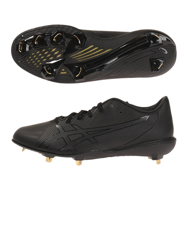 アシックス（ASICS）野球スパイク 金具 黒 ゴールドステージ I-PRO MA2 1121A062.001