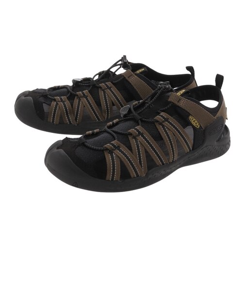 キーン（KEEN）サンダル ドリフトクリークエイチツー ダークオリーブ ブラック 1026123 ストラップサンダル 快適 速乾性 タウン レジャー