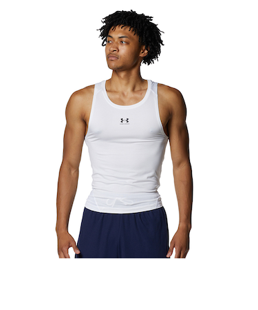 アンダーアーマー（UNDER ARMOUR）ヒートギア COMP スリーブレス タンクトップ 1371947 100