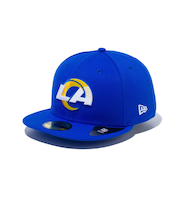 ニューエラ（NEW ERA）帽子 59FIFTY ロサンゼルス・ラムズ オーシャンサイドブルー×チームカラー 12824312 帽子